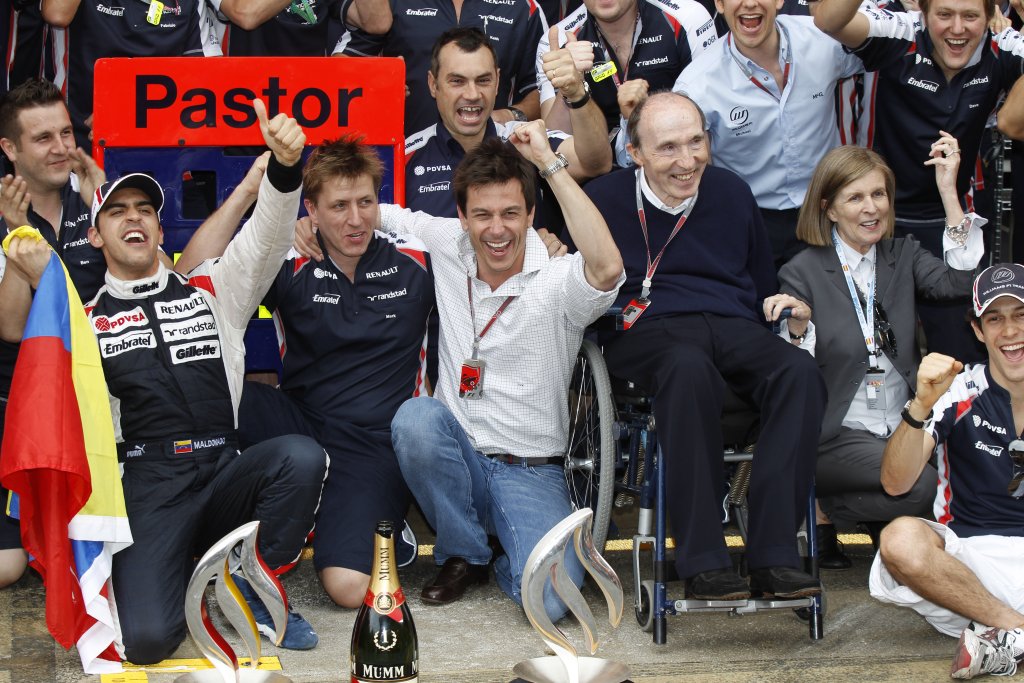 En af Formel 1-historiens største pay-drivere hentede sejr til sparsommelige Frank Williams
(Foto: Williams F1 LAT)